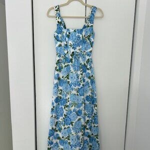 Show Me Your MuMu Blue Floral Dress